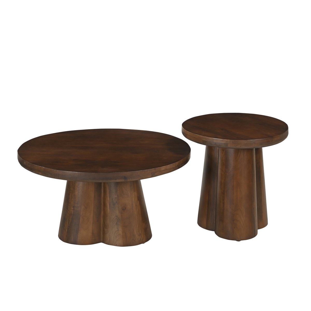 Autre perspective montrant l'épaisseur du plateau et la finition chaleureuse du bois.