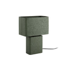 Lampe à Poser BOAZ RECTO Petit Modèle Fer Texturé Vert 24×14×33 cm