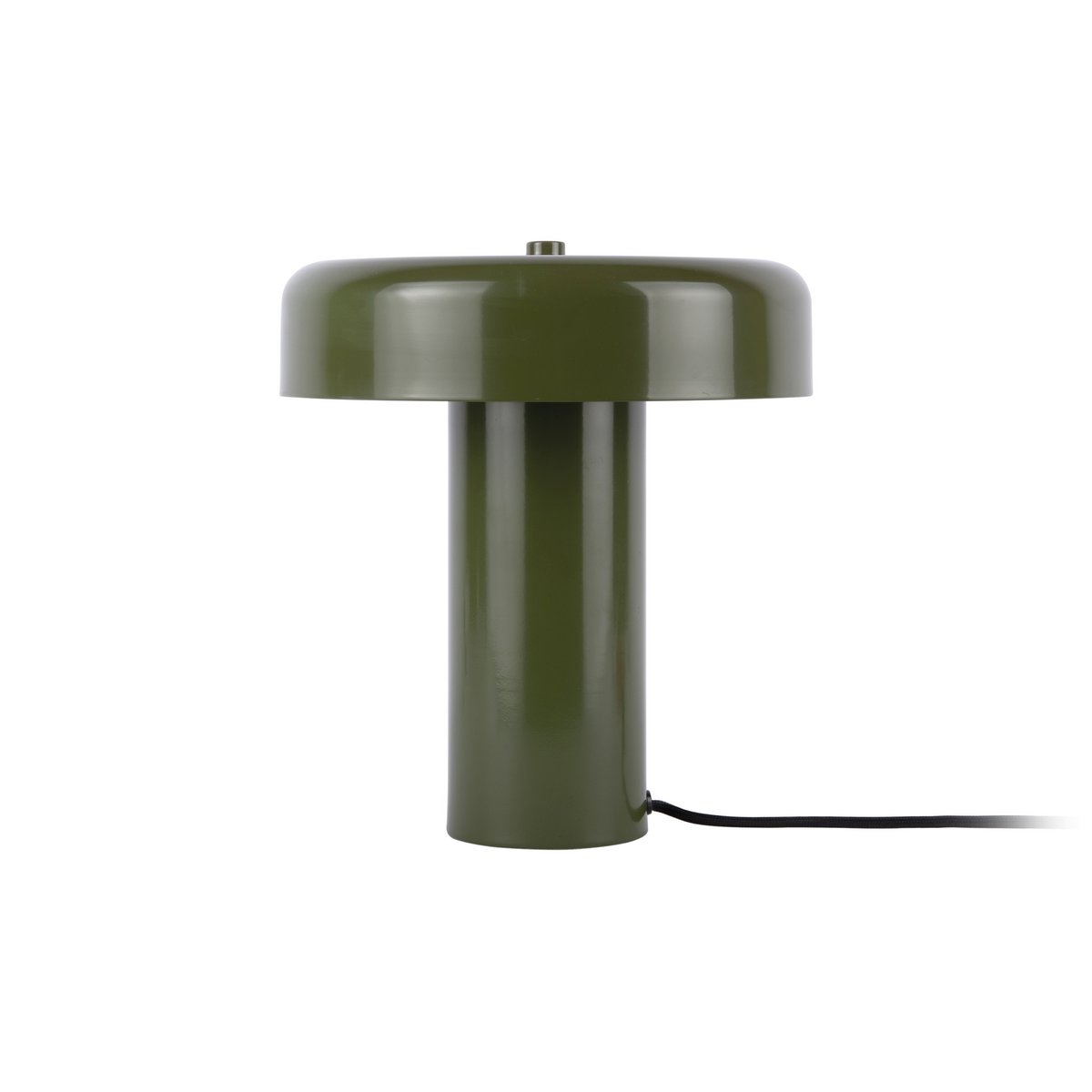 Lampe à Poser Compacte Fer Vert Brillant Ø24×26 cm