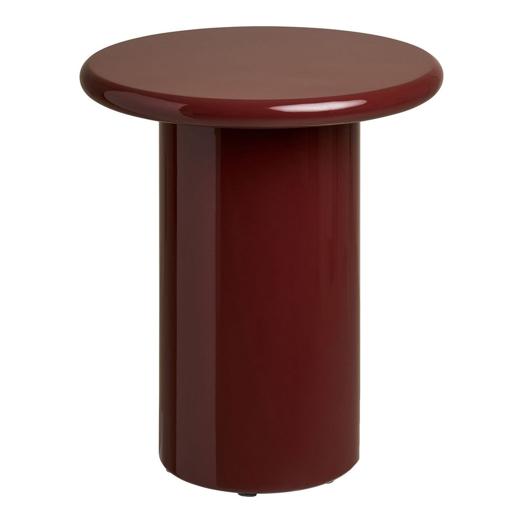 Table d'Appoint OTAGO Laquée Bordeaux Ø45×50 cm
