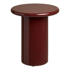 Table d'Appoint OTAGO Laquée Bordeaux Ø45×50 cm