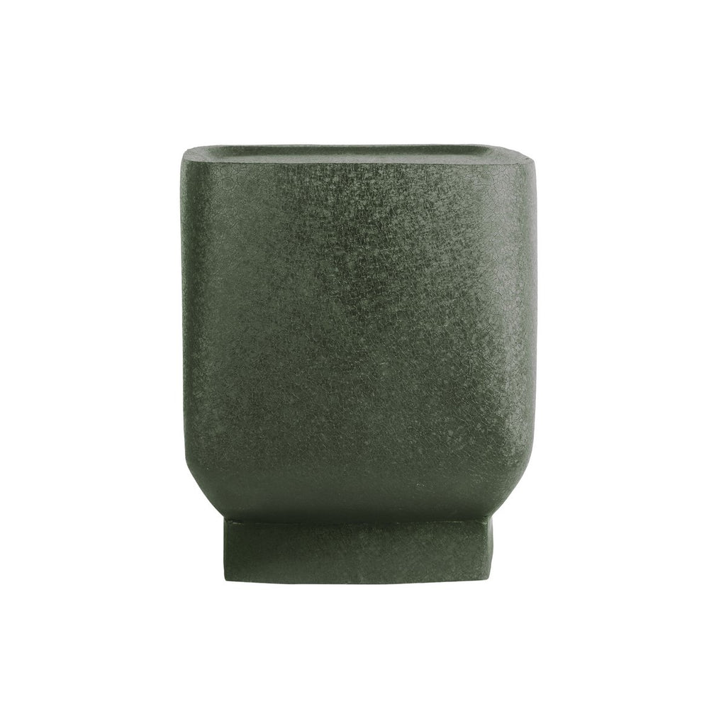 Table d'Appoint BOAZ CUADRO Fer Texturé Vert 37×37×40 cm