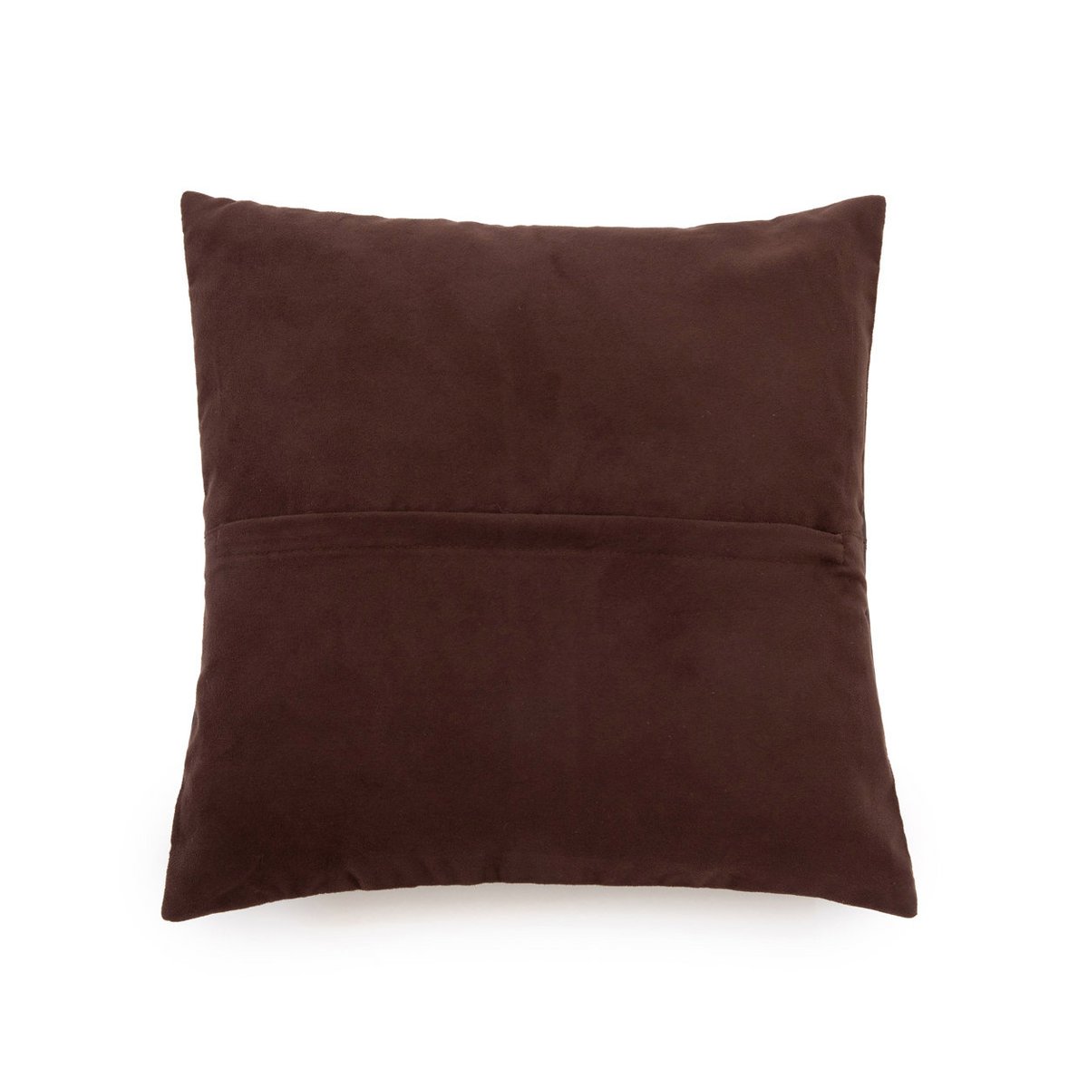 Housse de Coussin CACAO Cuir Chocolat 40×40 cm