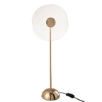 Lampe de Table LED Motif Fleur Dorée Grand Modèle Ø23,5 cm