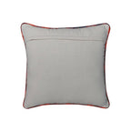 Housse de Coussin Noël Renne À Carreaux Brodée Coton Lin 45×45 cm