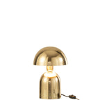 Lampe de Table Champignon Métal Or Brillant Ø20 cm