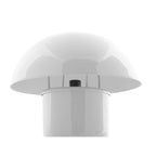 Lampe à Poser NORA Champignon Fer Émaillé Blanc Ø29×25 cm