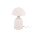 Lampe de Table Champignon Fer Texturé Beige BOAZ Petit Modèle Ø21 cm