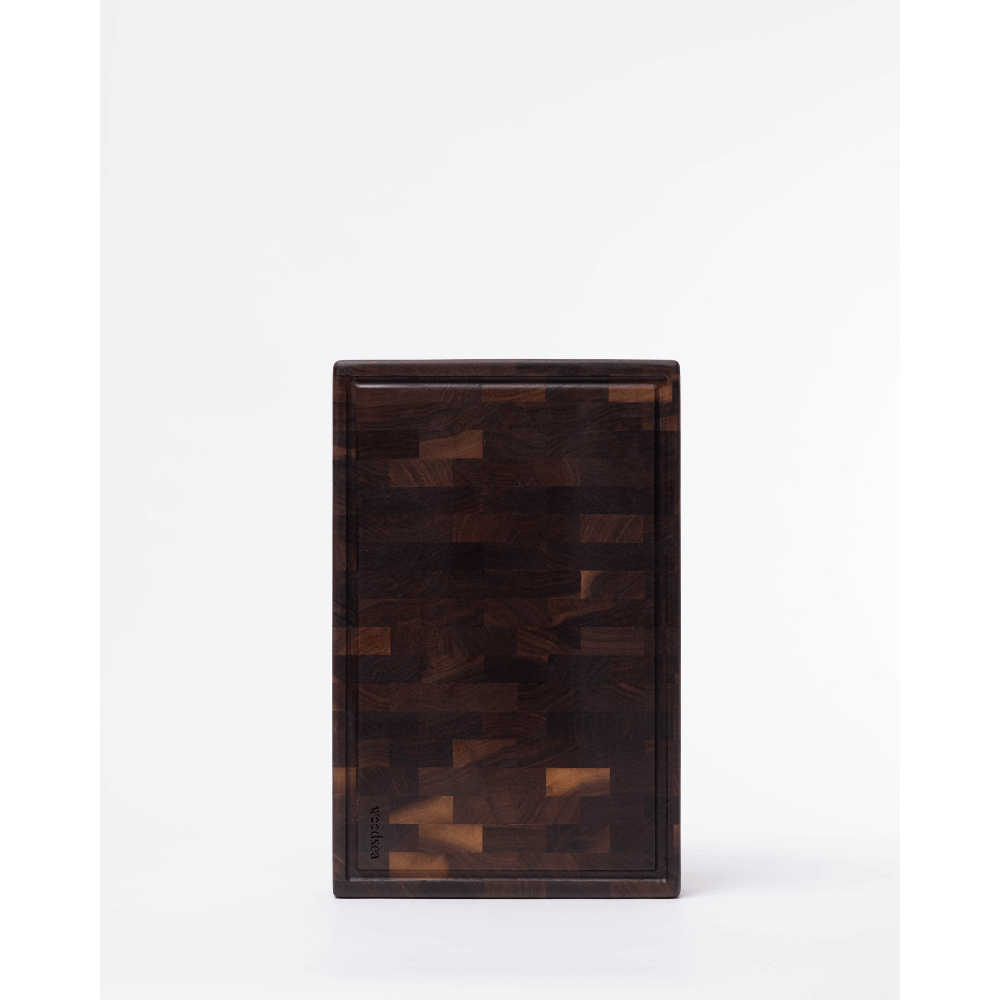 Planche à Découper Noyer Massif Bois de Bout – Woodstone