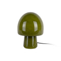 Lampe de Table Champignon Verre Vert Brillant Profitez Ø20 cm