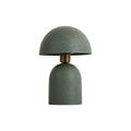 Lampe à Poser BOAZ Champignon Fer Texturé Vert Ø21×30 cm