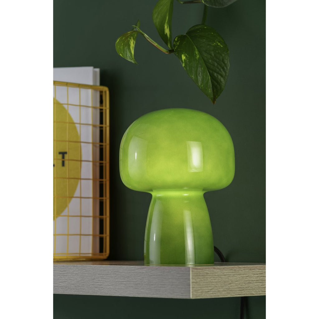 Lampe de Table en Verre Vert Compact Fervor