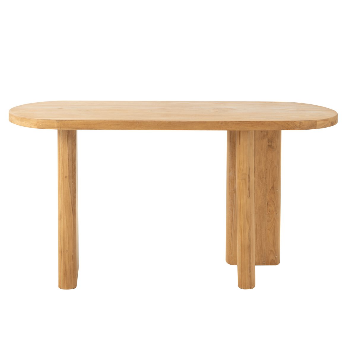 Table drapier 150cm bois massif naturel vue de face.