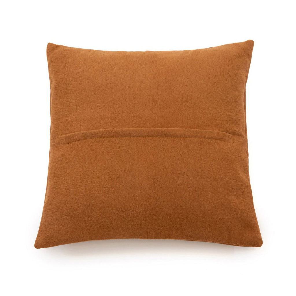 Housse de Coussin MIEL Cuir Camel 40×40 cm