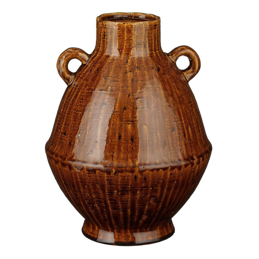 Vase ELENA Céramique Marron Ø26×34 cm