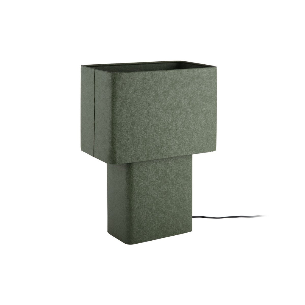Lampe à Poser BOAZ RECTO Fer Texturé Vert 31×18×42 cm