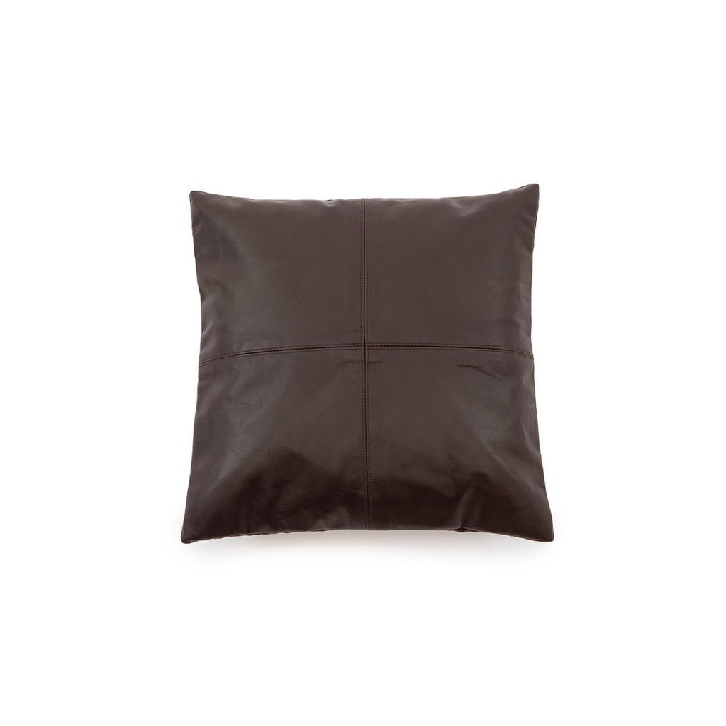 Housse de Coussin CACAO Cuir Chocolat 40×40 cm