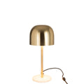 Lampe de Table Abat-Jour Doré Queen Ø20,5 cm H49 cm