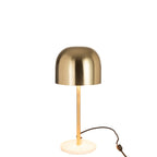 Lampe de Table Abat-Jour Doré Queen Ø20,5 cm H49 cm
