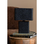 Lampe à Poser BOAZ RECTO Petit Modèle Fer Texturé Noir 24×14×33 cm