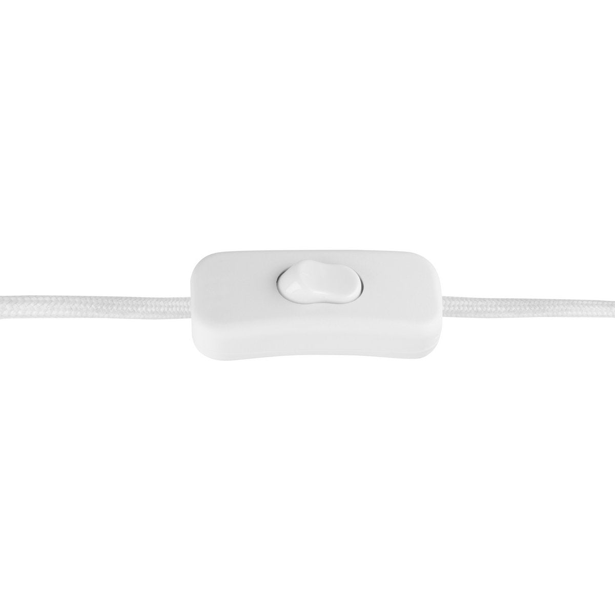 Lampe à Poser NORA Champignon Fer Émaillé Blanc Ø29×25 cm
