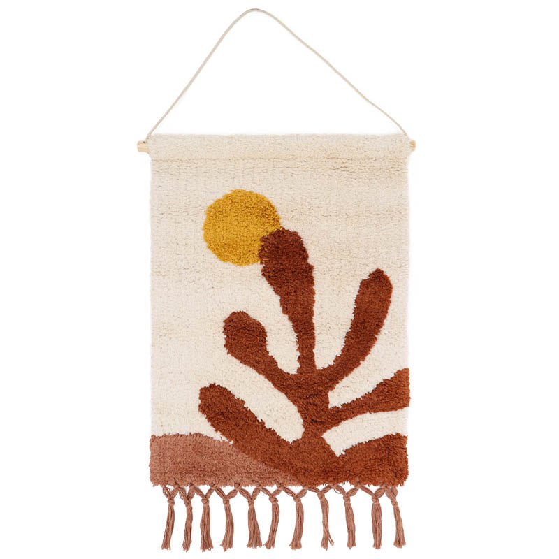 Décoration Murale Coton Tons Naturels Bohème – Botanica