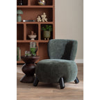 Lampe à Poser BOAZ Champignon Fer Texturé Vert Ø21×30 cm