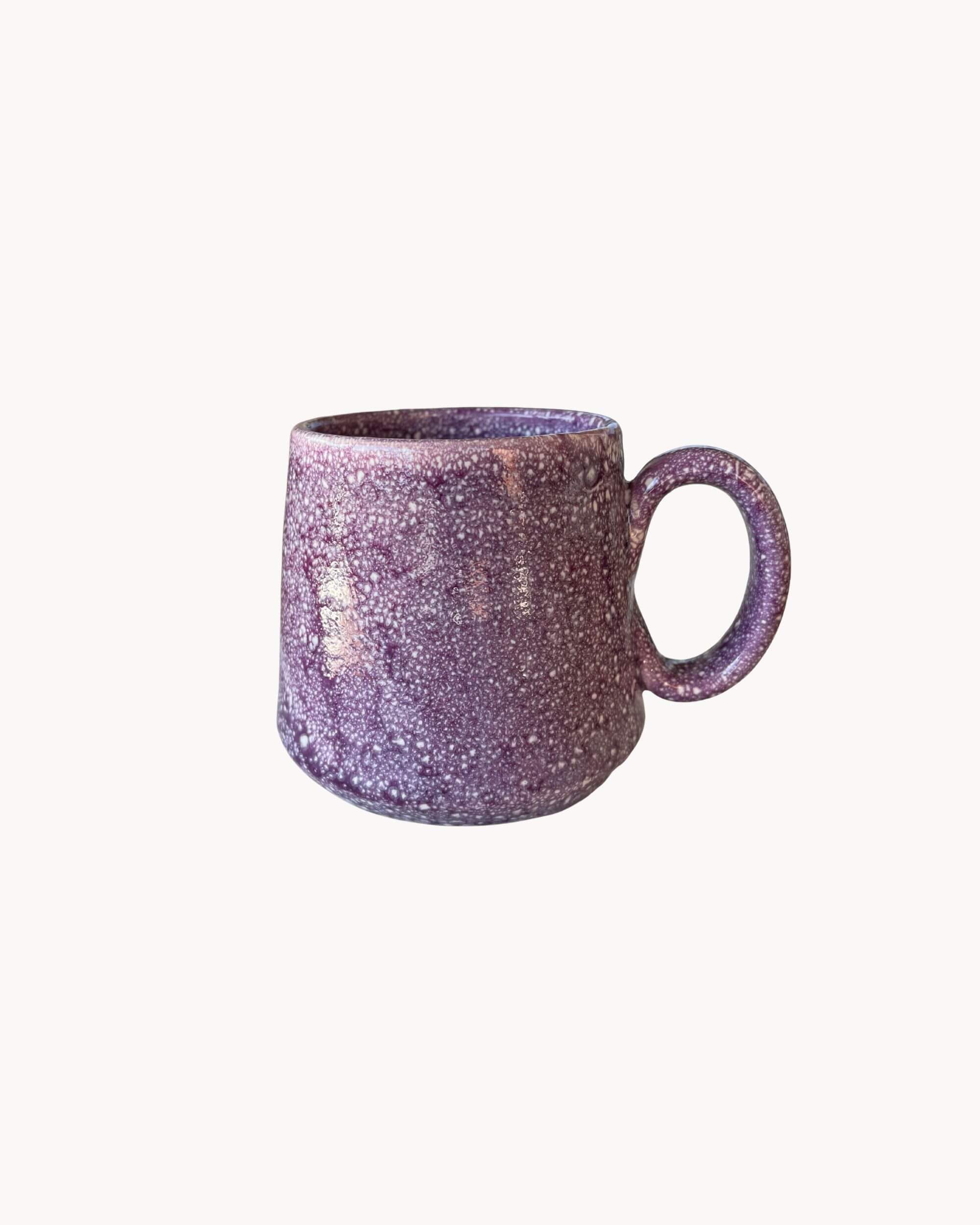 Mug artisanal LAVANDE en céramique lila fait main