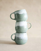 Mugs SÉRÉNITÉ empilés, céramique artisanale portugaise