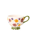 Tasse artisanale SUZANNE en céramique florale multicolore peinte à la main – Blomstra Home